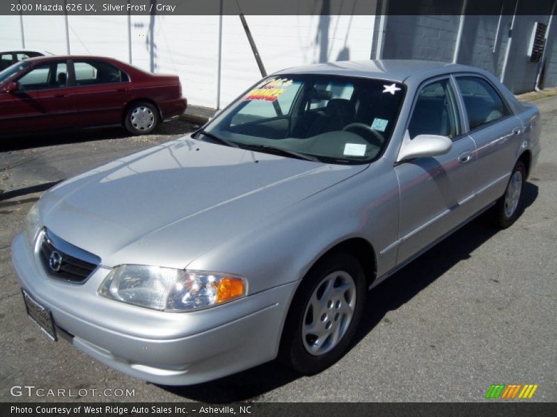 Silver Frost / Gray 2000 Mazda 626 LX