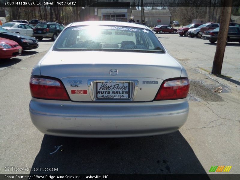 Silver Frost / Gray 2000 Mazda 626 LX