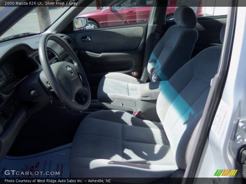 Silver Frost / Gray 2000 Mazda 626 LX