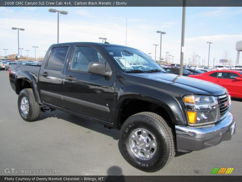 Carbon Black Metallic / Ebony 2008 GMC Canyon SLE Crew Cab 4x4