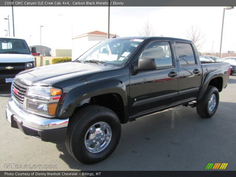 Carbon Black Metallic / Ebony 2008 GMC Canyon SLE Crew Cab 4x4