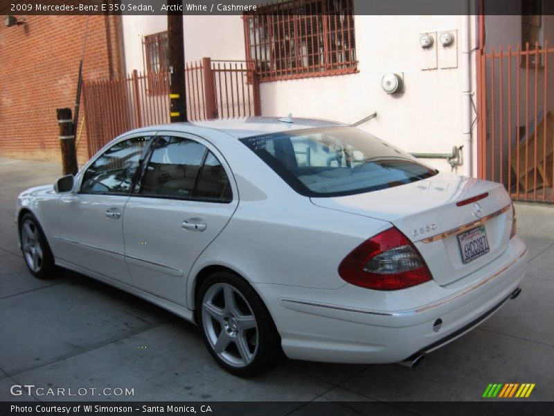 Arctic White / Cashmere 2009 Mercedes-Benz E 350 Sedan