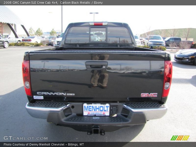 Carbon Black Metallic / Ebony 2008 GMC Canyon SLE Crew Cab 4x4