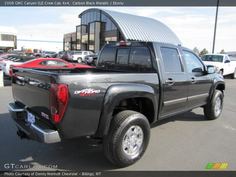 Carbon Black Metallic / Ebony 2008 GMC Canyon SLE Crew Cab 4x4