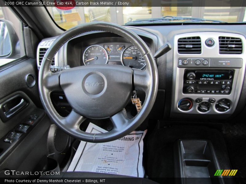 Dashboard of 2008 Canyon SLE Crew Cab 4x4