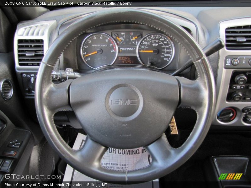  2008 Canyon SLE Crew Cab 4x4 Steering Wheel