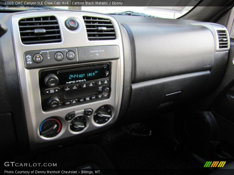 Carbon Black Metallic / Ebony 2008 GMC Canyon SLE Crew Cab 4x4