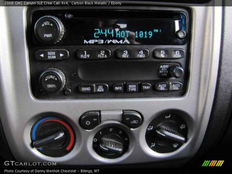 Controls of 2008 Canyon SLE Crew Cab 4x4