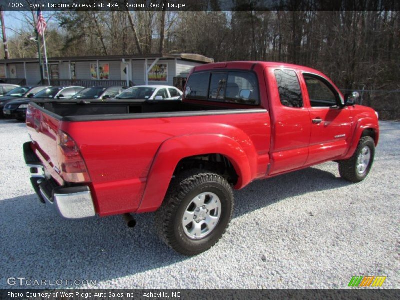 Radiant Red / Taupe 2006 Toyota Tacoma Access Cab 4x4