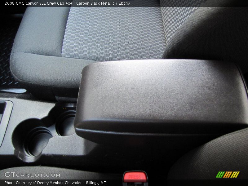 Carbon Black Metallic / Ebony 2008 GMC Canyon SLE Crew Cab 4x4