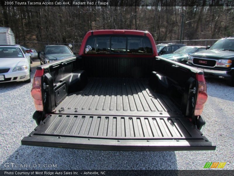 Radiant Red / Taupe 2006 Toyota Tacoma Access Cab 4x4