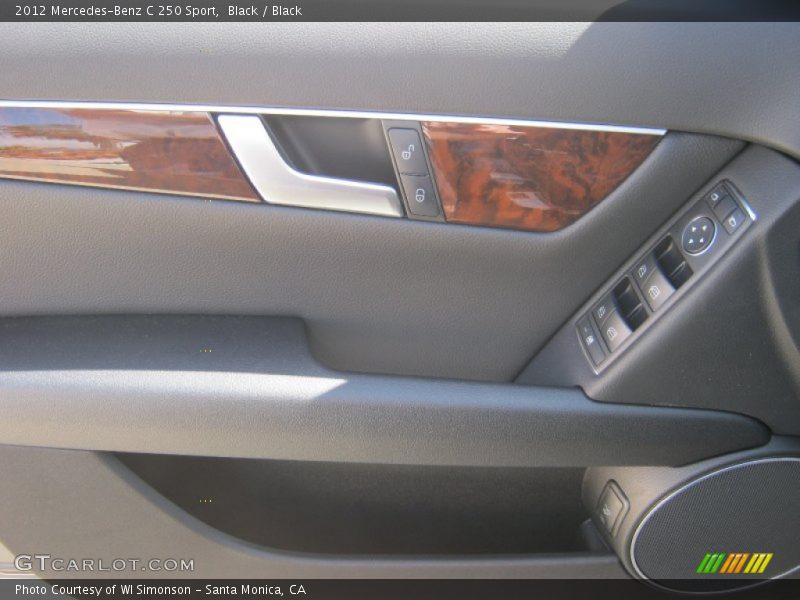 Black / Black 2012 Mercedes-Benz C 250 Sport