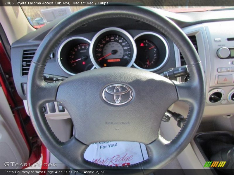 Radiant Red / Taupe 2006 Toyota Tacoma Access Cab 4x4