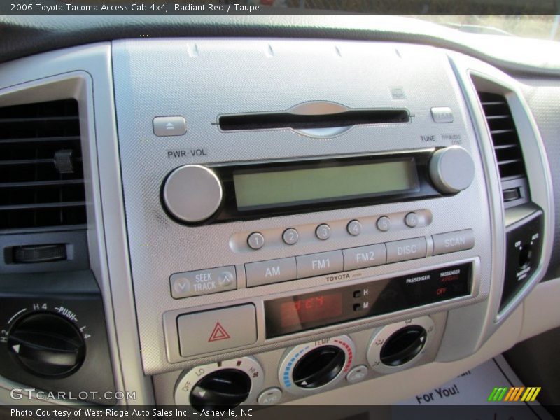 Radiant Red / Taupe 2006 Toyota Tacoma Access Cab 4x4