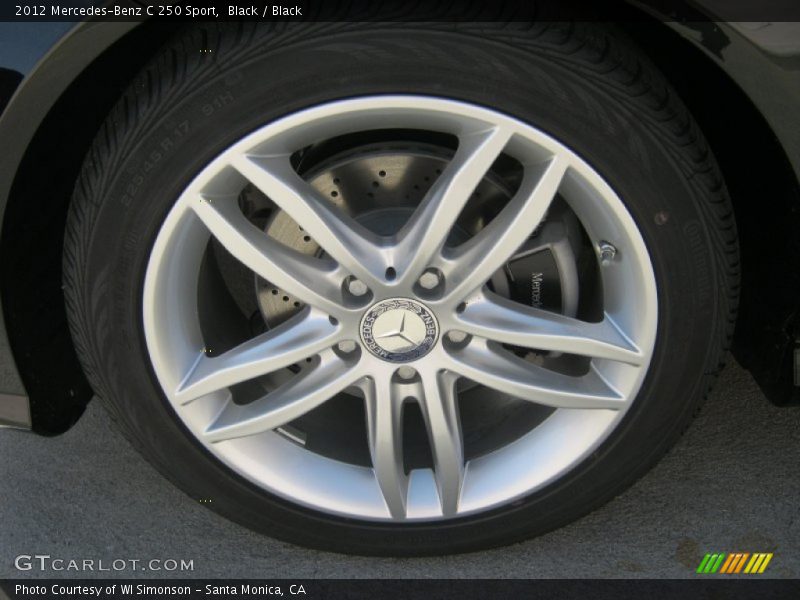 Black / Black 2012 Mercedes-Benz C 250 Sport