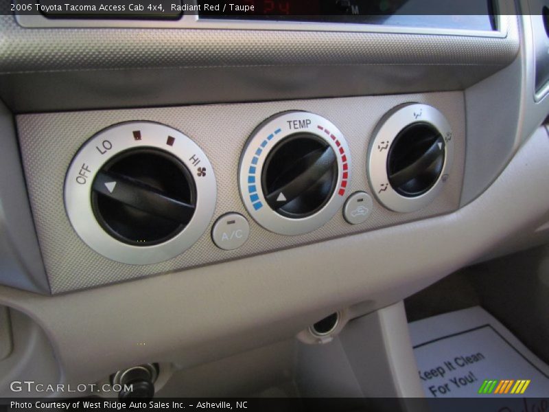 Radiant Red / Taupe 2006 Toyota Tacoma Access Cab 4x4