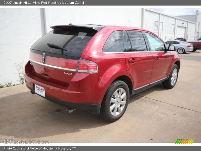 Vivid Red Metallic / Medium Camel 2007 Lincoln MKX