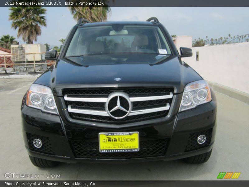 Black / Almond/Black 2012 Mercedes-Benz GLK 350