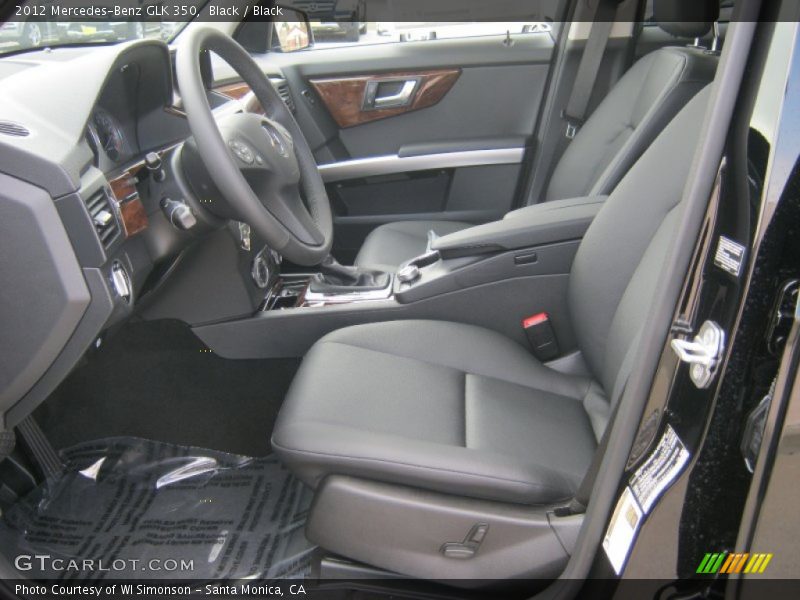Black / Black 2012 Mercedes-Benz GLK 350