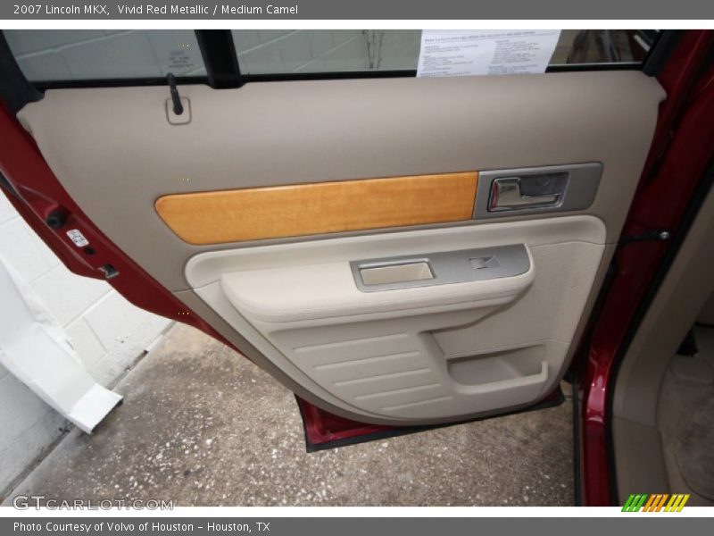 Vivid Red Metallic / Medium Camel 2007 Lincoln MKX