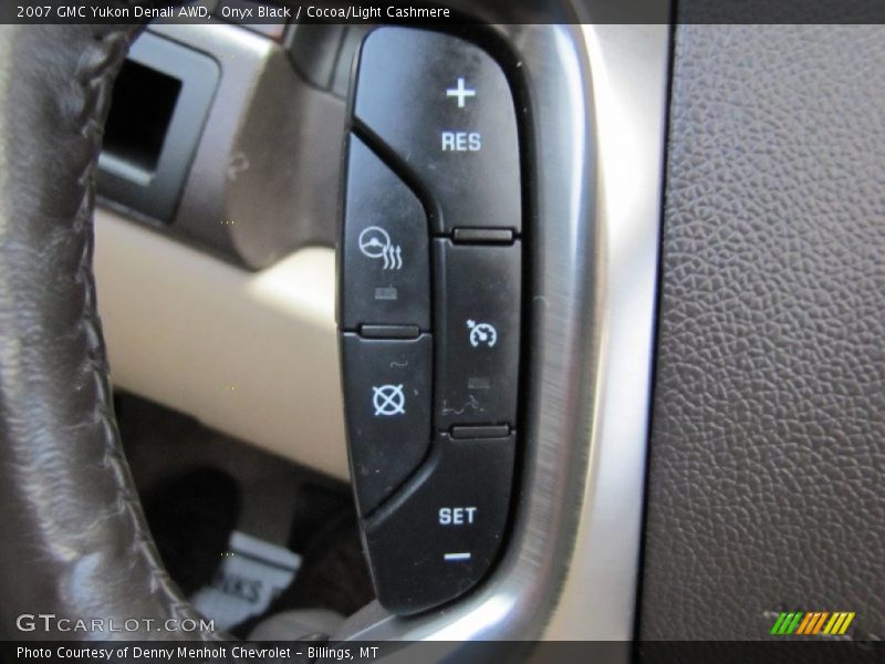 Onyx Black / Cocoa/Light Cashmere 2007 GMC Yukon Denali AWD