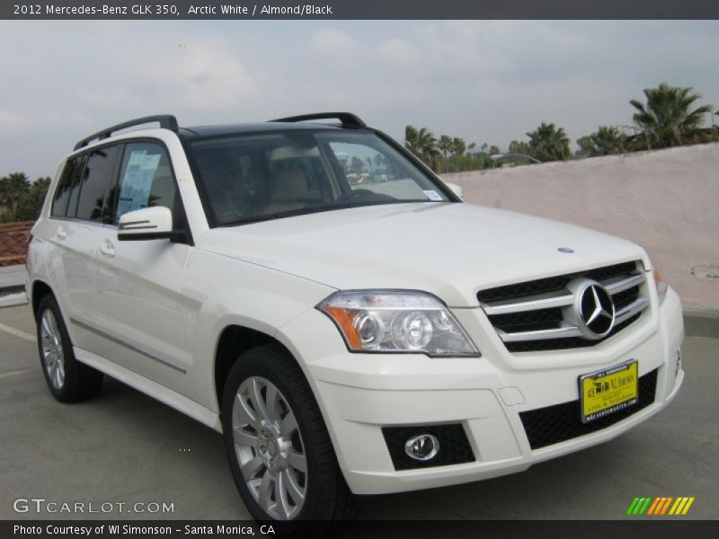 Arctic White / Almond/Black 2012 Mercedes-Benz GLK 350
