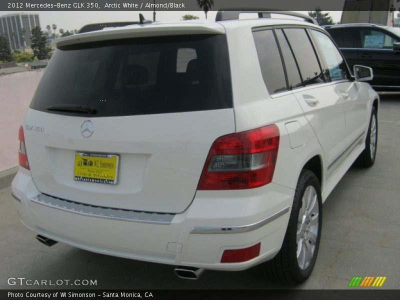 Arctic White / Almond/Black 2012 Mercedes-Benz GLK 350