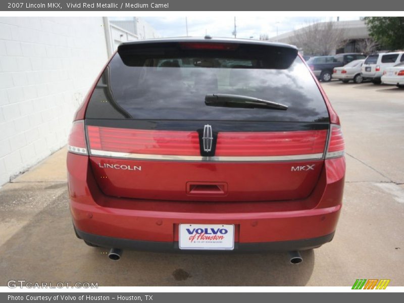 Vivid Red Metallic / Medium Camel 2007 Lincoln MKX