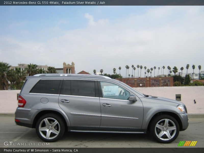 Paladium Silver Metallic / Ash 2012 Mercedes-Benz GL 550 4Matic