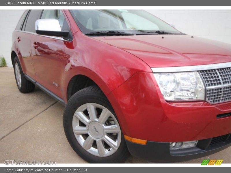 Vivid Red Metallic / Medium Camel 2007 Lincoln MKX