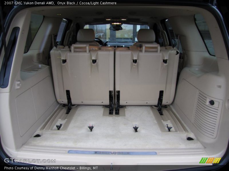 Onyx Black / Cocoa/Light Cashmere 2007 GMC Yukon Denali AWD