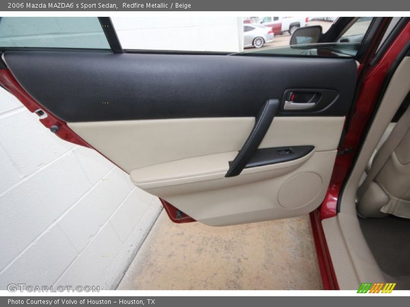 Redfire Metallic / Beige 2006 Mazda MAZDA6 s Sport Sedan