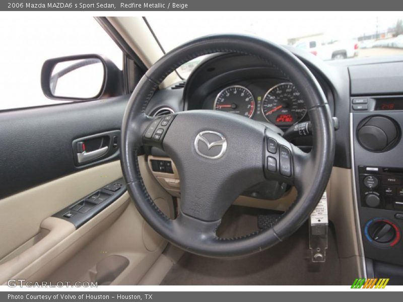 Redfire Metallic / Beige 2006 Mazda MAZDA6 s Sport Sedan