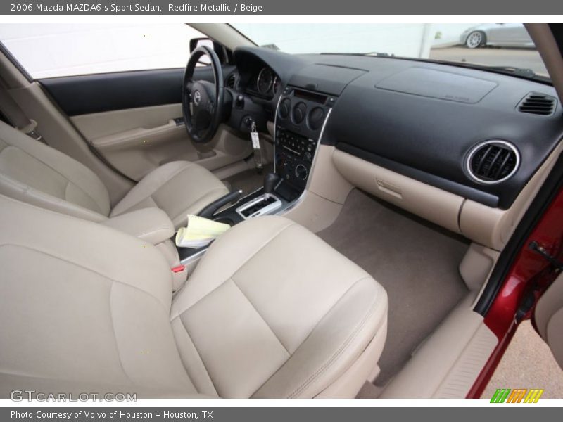 Redfire Metallic / Beige 2006 Mazda MAZDA6 s Sport Sedan