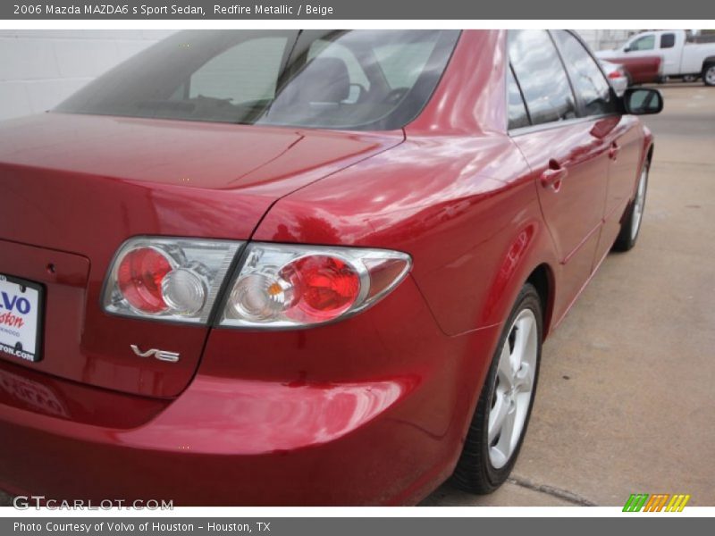 Redfire Metallic / Beige 2006 Mazda MAZDA6 s Sport Sedan