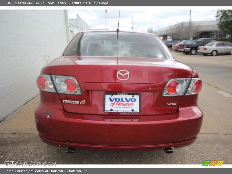 Redfire Metallic / Beige 2006 Mazda MAZDA6 s Sport Sedan
