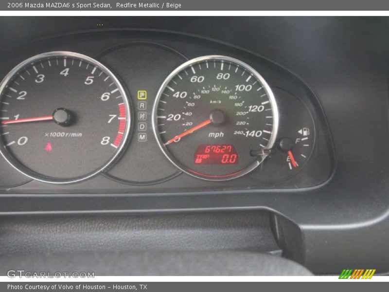 Redfire Metallic / Beige 2006 Mazda MAZDA6 s Sport Sedan