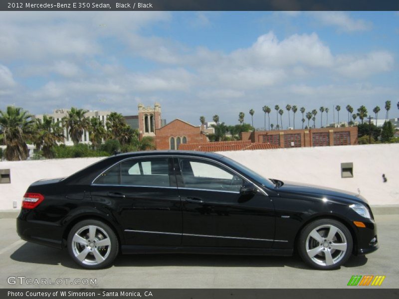 Black / Black 2012 Mercedes-Benz E 350 Sedan