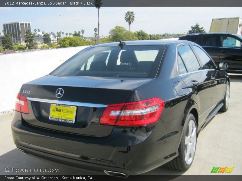 Black / Black 2012 Mercedes-Benz E 350 Sedan