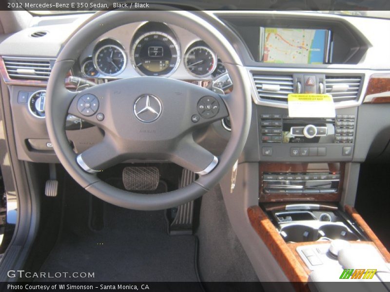 Black / Black 2012 Mercedes-Benz E 350 Sedan
