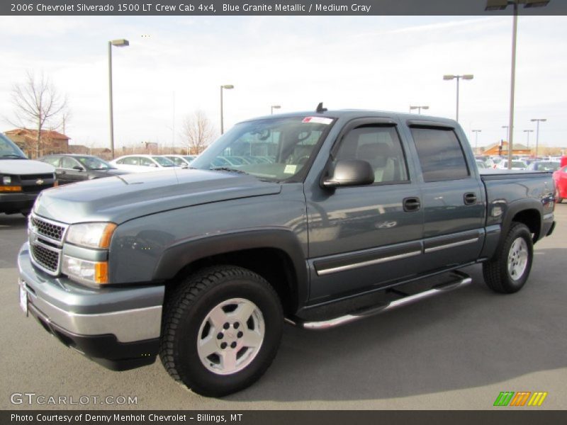 Blue Granite Metallic / Medium Gray 2006 Chevrolet Silverado 1500 LT Crew Cab 4x4