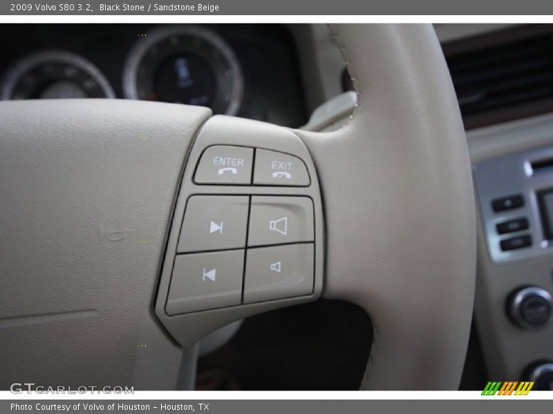 Black Stone / Sandstone Beige 2009 Volvo S80 3.2