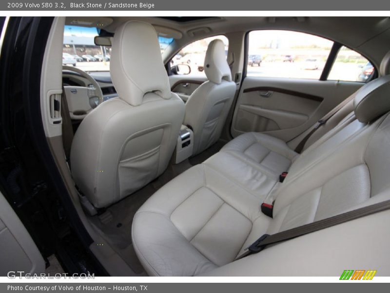 Black Stone / Sandstone Beige 2009 Volvo S80 3.2