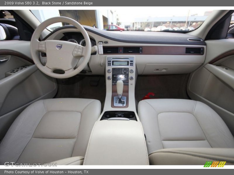 Black Stone / Sandstone Beige 2009 Volvo S80 3.2