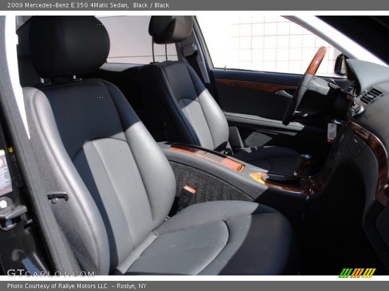 Black / Black 2009 Mercedes-Benz E 350 4Matic Sedan