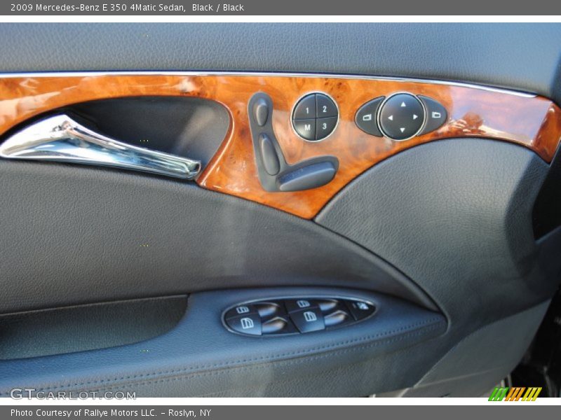 Black / Black 2009 Mercedes-Benz E 350 4Matic Sedan
