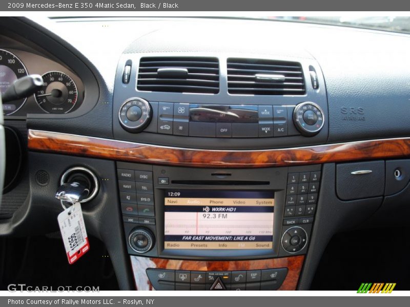Black / Black 2009 Mercedes-Benz E 350 4Matic Sedan