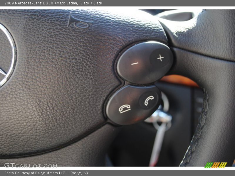 Black / Black 2009 Mercedes-Benz E 350 4Matic Sedan