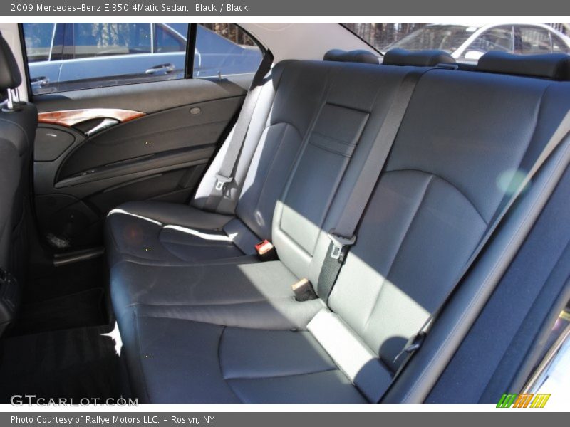 Black / Black 2009 Mercedes-Benz E 350 4Matic Sedan