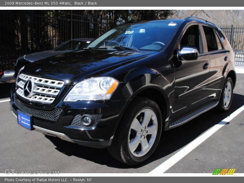 Black / Black 2009 Mercedes-Benz ML 350 4Matic